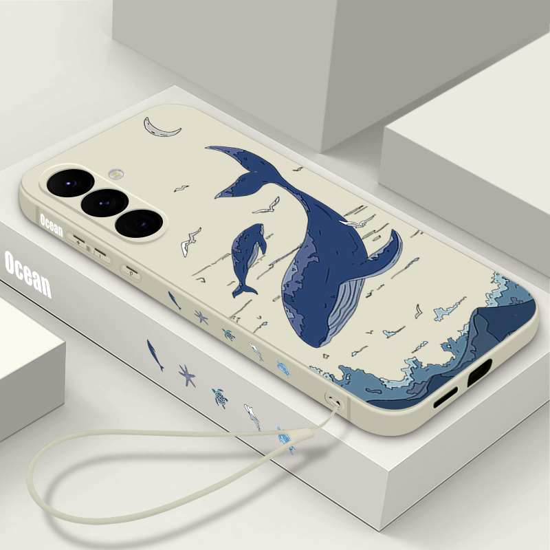 Phone Cases Galaxy A16 5G - Etui na telefon z motywem wielorybów
